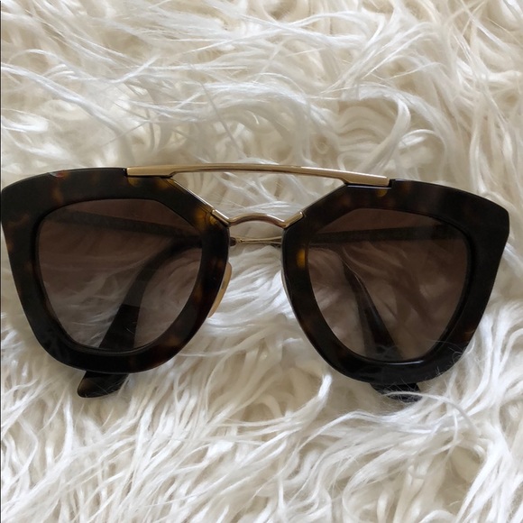Prada Accessories - PRADA Pre loved tortoise shell aviators